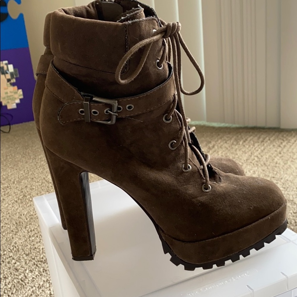 Shoedazzle booties.